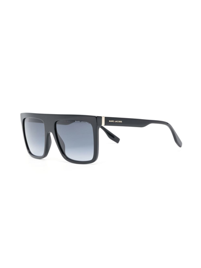 Marc Jacobs Square-frame Sunglasses In Black