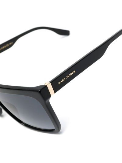 Marc Jacobs Square-frame Sunglasses In Black