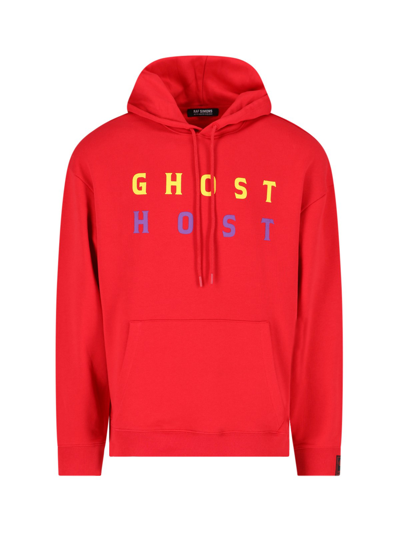 Shop Raf Simons 'ghost Host' Sweatshirt In Rosso