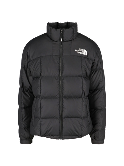 Shop The North Face Logo Down Jacket 'lhotse' In Nero