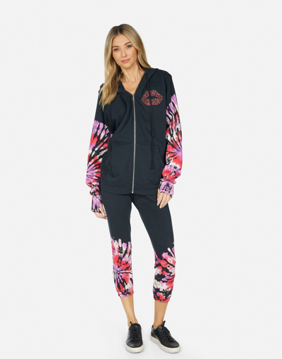 Lauren Moshi Alana Ruby Lip In Onyx/ Ruby Tie Dye