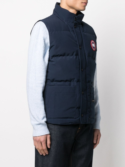 Shop Canada Goose Freestyle Down Waistcoat In Blue