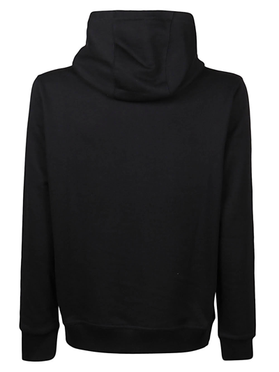 Shop Burberry Hooded Sweatshirt With Logo In Black