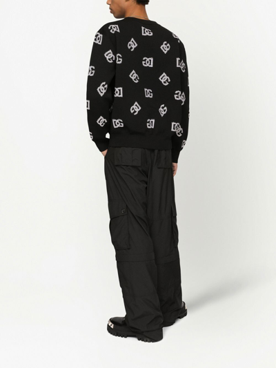 Shop Dolce & Gabbana Sweater With Logo In Black