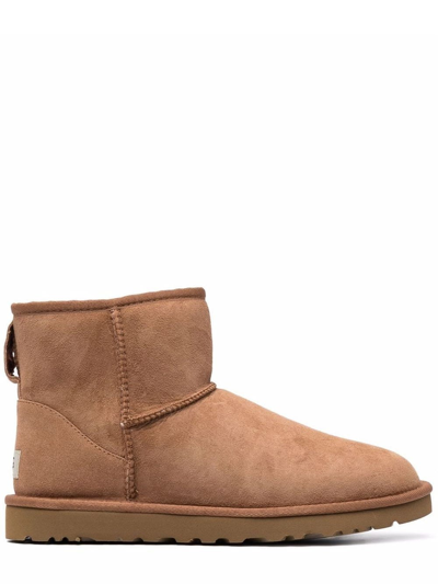 Ugg Classic Mini Shearling-lined Boots In Brown | ModeSens