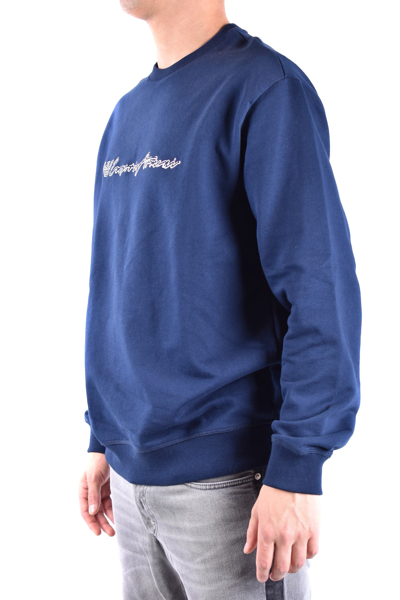 Shop Emporio Armani Sweatshirt In Blue
