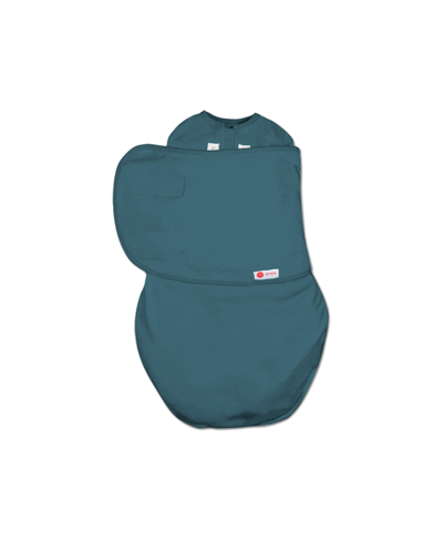 Shop Embe Baby Boys Swaddle Wrap (0-3 Months) Arms-in, Legs-in/legs-out In Spruce