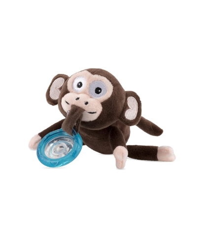 Shop Nuby Calming Natural Flex Snuggleez Pacifier With Plush Animal, Monkey In Brown