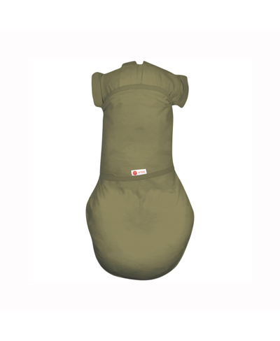 Shop Embe Baby Girls Transitional Short Sleeve Swaddle Sack With Arm Snaps (3-6 Months) Arms-in/arms-out, Legs In Moss