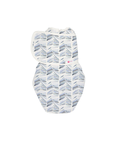 Shop Embe Baby Boys Swaddle Wrap (0-3 Months) Arms-in, Legs-in/legs-out In Angle Stripes