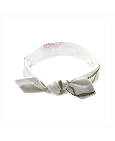 Shop Embe Baby Girls Bow Headb (0-3 Months) In Clustered Flowers