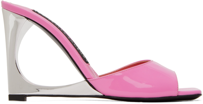 Shop Les Petits Joueurs Pink Lola Heeled Sandals