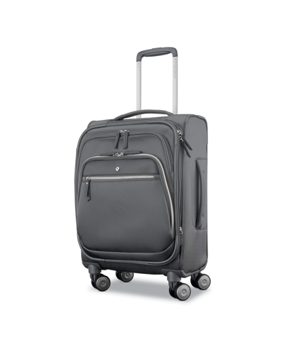 Shop Samsonite Mobile Solution Expandable 19" Spinner Luggage In Silver Shadow