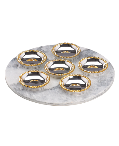 Reed & Barton Roseland Seder Plate In Metallic And No Color