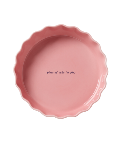 Shop Kate Spade Make It Pop Pie Dish In Pink