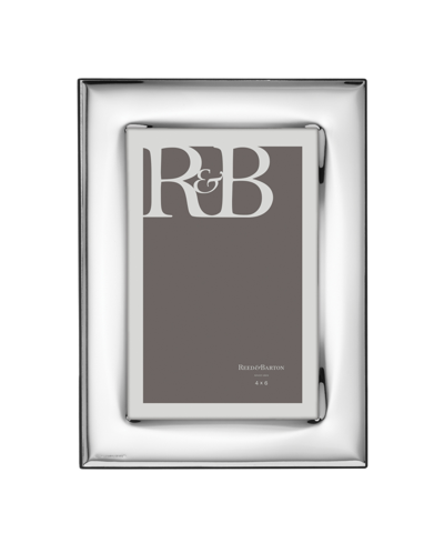 Shop Reed & Barton Naples Silver-plated Frame, 5" X 7" In Metallic And Silver Plate