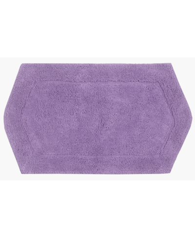 Shop Home Weavers Waterford Bath Rug, 21" X 34" In Purple