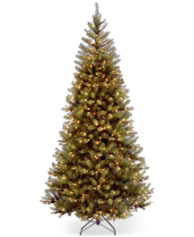 Shop National Tree Company 7.5 Aspen Spruce Hinged Christmas Tree With 450 Clear Lights