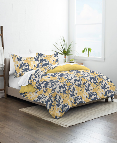 Shop Ienjoy Home Home Collection Premium Ultra Soft 3 Piece Reversible Duvet Cover Set, King In Yellow