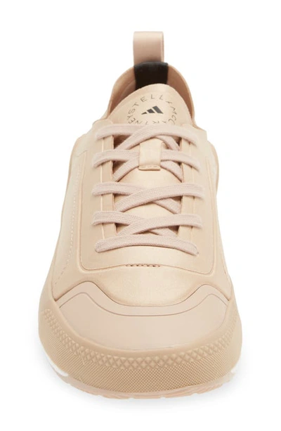 Shop Adidas By Stella Mccartney Treino Primegreen Low Top Sneaker In Ashpea/ Ashpea/ Cblack