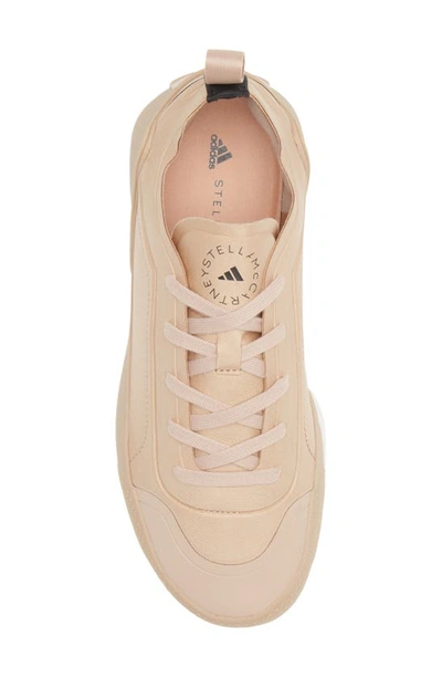 Shop Adidas By Stella Mccartney Treino Primegreen Low Top Sneaker In Ashpea/ Ashpea/ Cblack