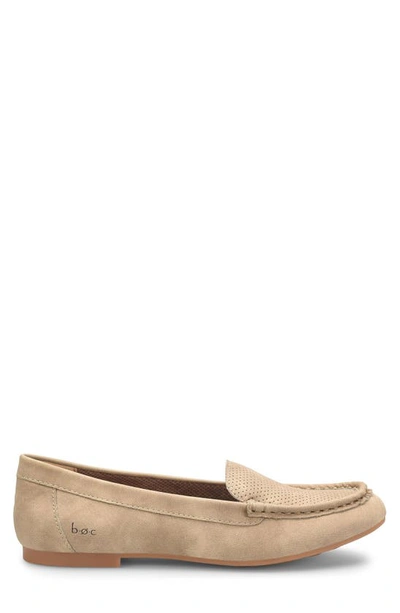 B O C Jana Moccasin Loafer In Taupe Nubuck