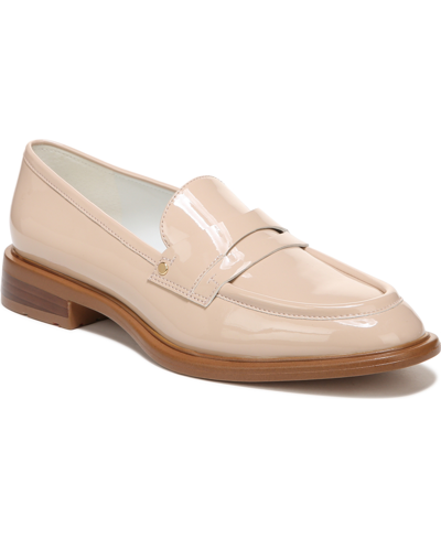 Shop Franco Sarto Women's Edith 2 Loafers In Beige Faux Patent