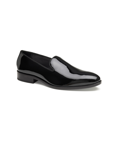 Shop Johnston & Murphy Men's Gavney Slip-on Dress Shoes In Black