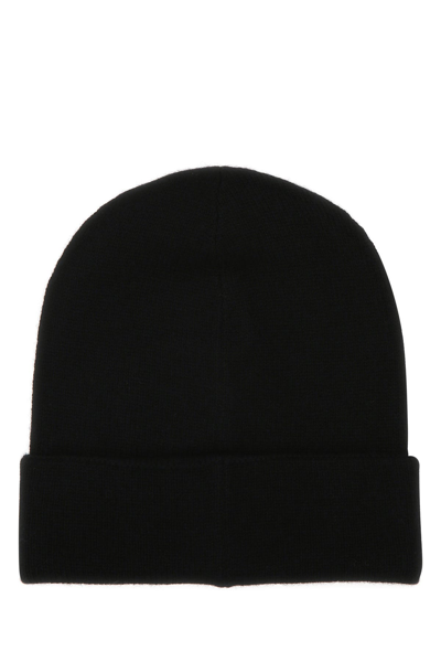 Alexander Mcqueen Embroidered-logo Ribbed Beanie