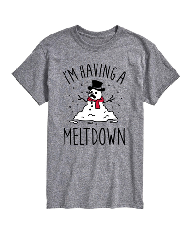 Shop Airwaves Men's Having A Meltdown Short Sleeve T-shirt In Gray