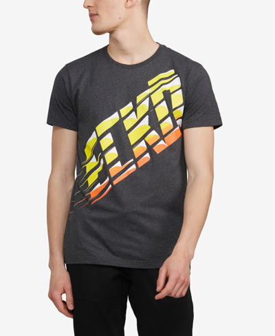 Shop Ecko Unltd Men's Big And Tall Swooshe Me Up Graphic T-shirt In Gray