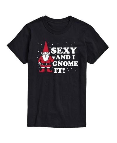 Shop Airwaves Men's Sexy And I Gnome It Short Sleeve T-shirt In Black