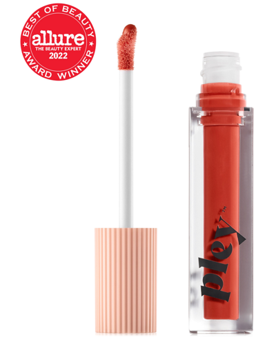 Shop Pley Beauty Lust + Found Glossy Lip Lacquer In Ginger (jelly Orange)