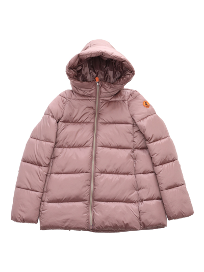 Shop Save The Duck Gracie Puffer Jacket In Rosa
