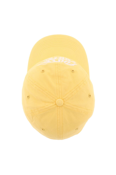 Shop Liberal Youth Ministry Cotton Baseball Cap In Yellow