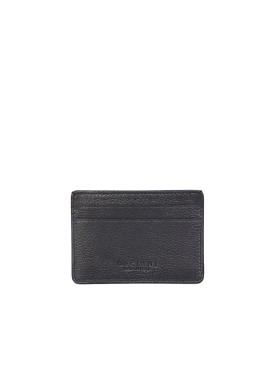 Shop Orciani Functional Leather Card Holder By  In Black