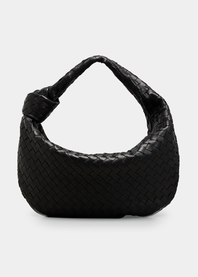 Shop Bottega Veneta Jodie Small Bag In Black
