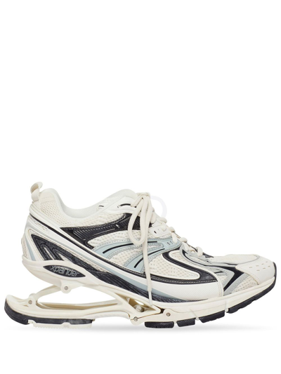 Shop Balenciaga X-pander Low-top Sneakers In White