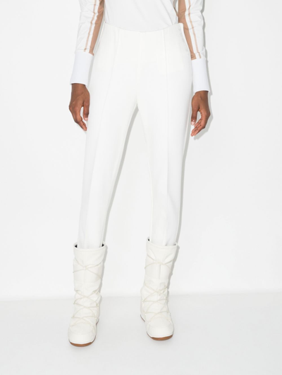 Shop Bogner Elaine Slim-cut Track Pants In White