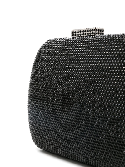 Serpui Angel Sequin Clutch In Black