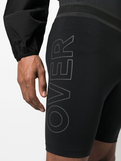 Shop Over Over Logo-print Cycling Short In Black
