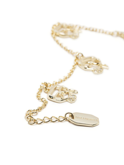 Shop Karl Lagerfeld K/ikonik Charm Bracelet In Gold
