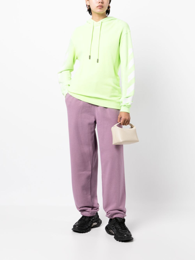 Shop Stussy 8 Ball Appliqué Track Pants In Purple