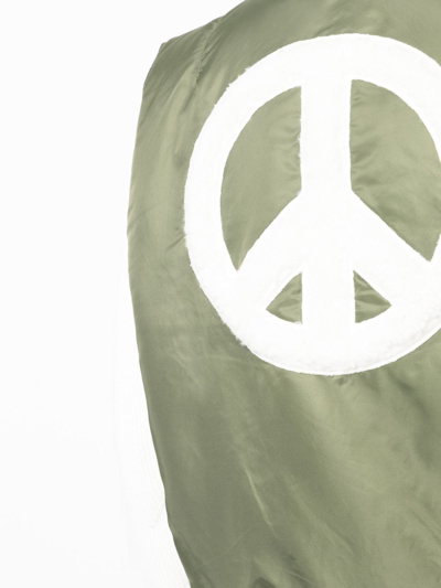 Shop Afb Peace Ma-1 Hybrid Vest In Green