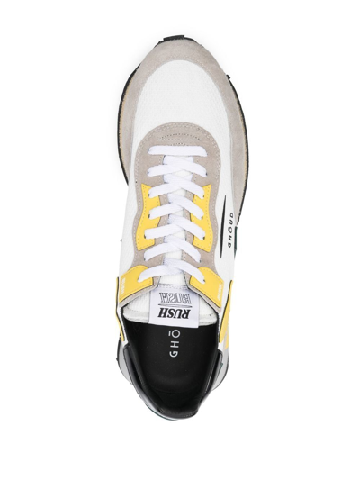 Shop Ghoud Panelled Low-top Sneakers In Grey