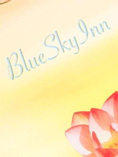 Blue Sky Inn Floral-print Skateboard In Neutrals