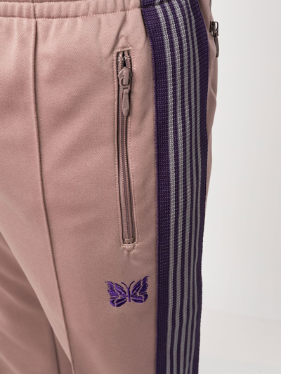 Needles Side Stripe Track Pants In Brown