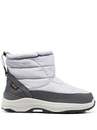 Shop Suicoke Padded-design Ankle-boots In Grey