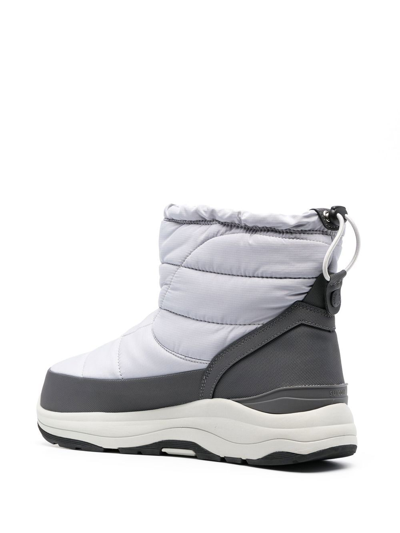 Shop Suicoke Padded-design Ankle-boots In Grey