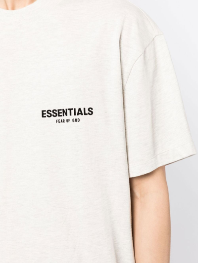 Essentials Logo-print T-shirt In Grey